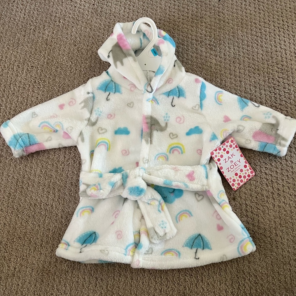 Zack and Zoey baby bathrobe